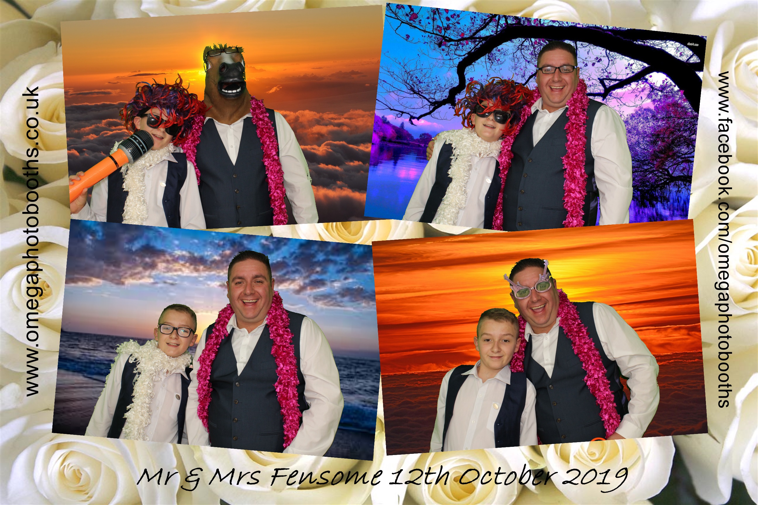 Mr & Mrs Fensome | View more photos from the event at gallery.omegaphotobooths.co.uk/u/Omega-Photobooths/Mr-Mrs-Fensome